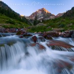 Il Riofreddo ed il Malinvern al Tramonto