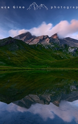 Il lago del Pic d’Asti