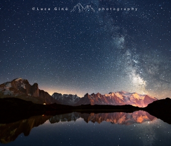 l Monte Bianco e la Via Lattea